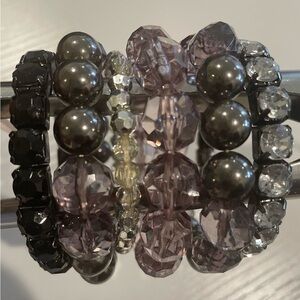 ✨ 6-Piece Bracelet Stack Bundle – Beaded & Rhinestone Set ✨